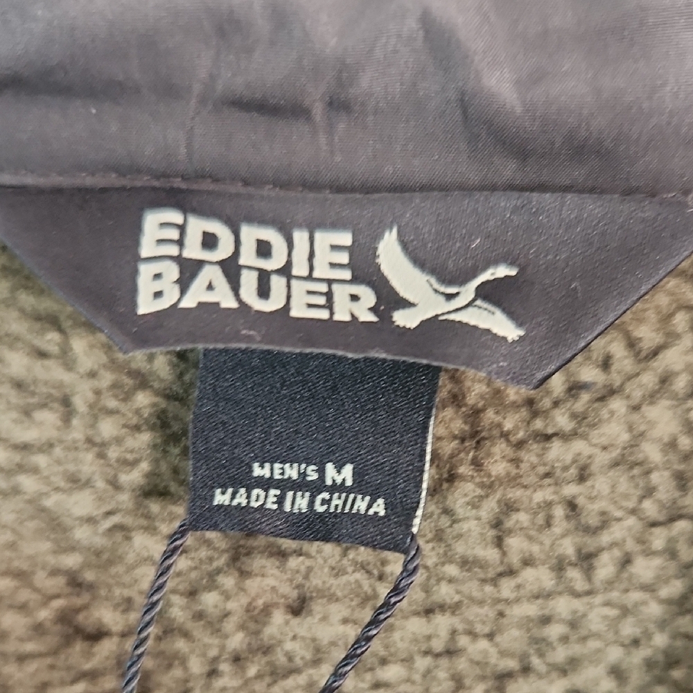 Eddie Bauer Green Lightweight Shirt Jacket Relaxed Fit - Picture 2 of 8